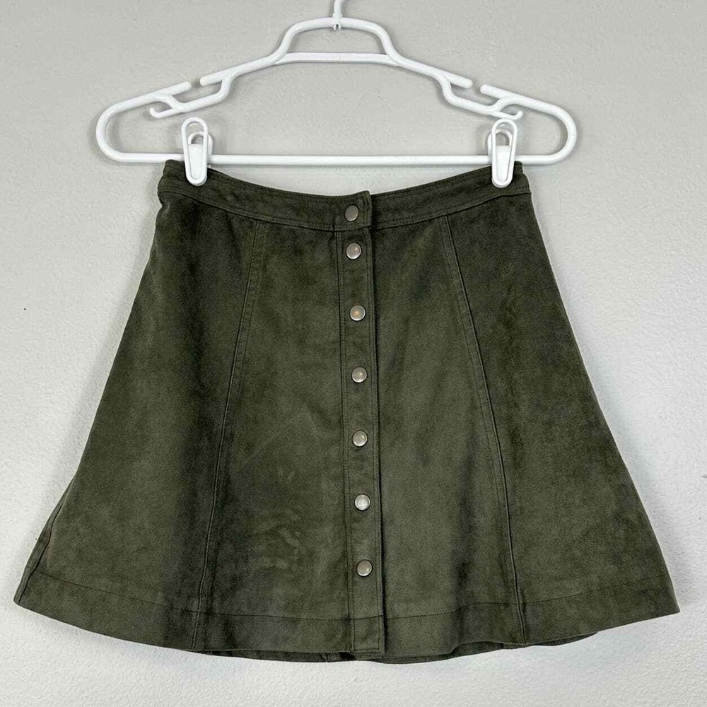 Abercrombie & Fitch Faux Suede Skirt